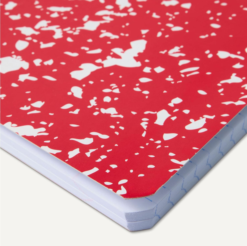 Composition Notebook, College Ruled, 100 Sheets, 9.75" X 7.5", Assorted Marble C