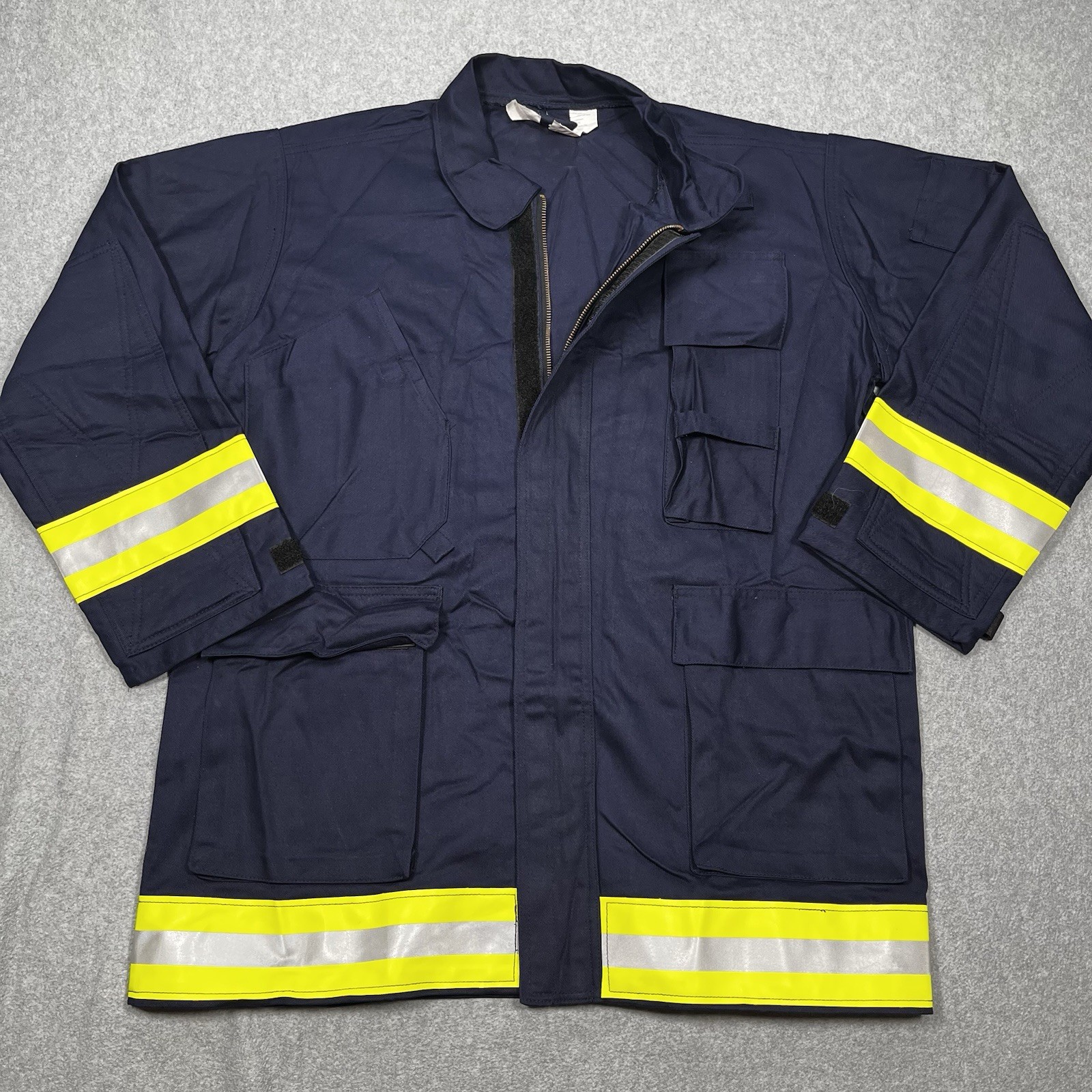 Fyrban FR Lakeland Jacket Coat Men Large Firefighter Rescue Safety Reflector