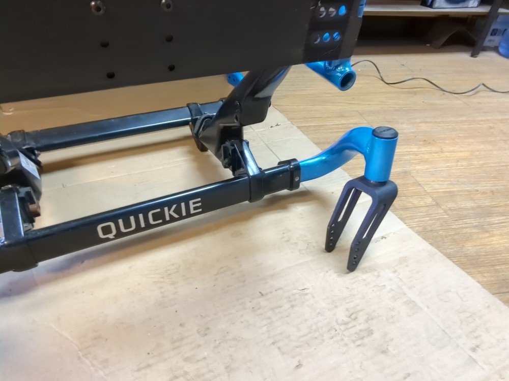 Quickie Access Manual Wheelchair Frame Blue