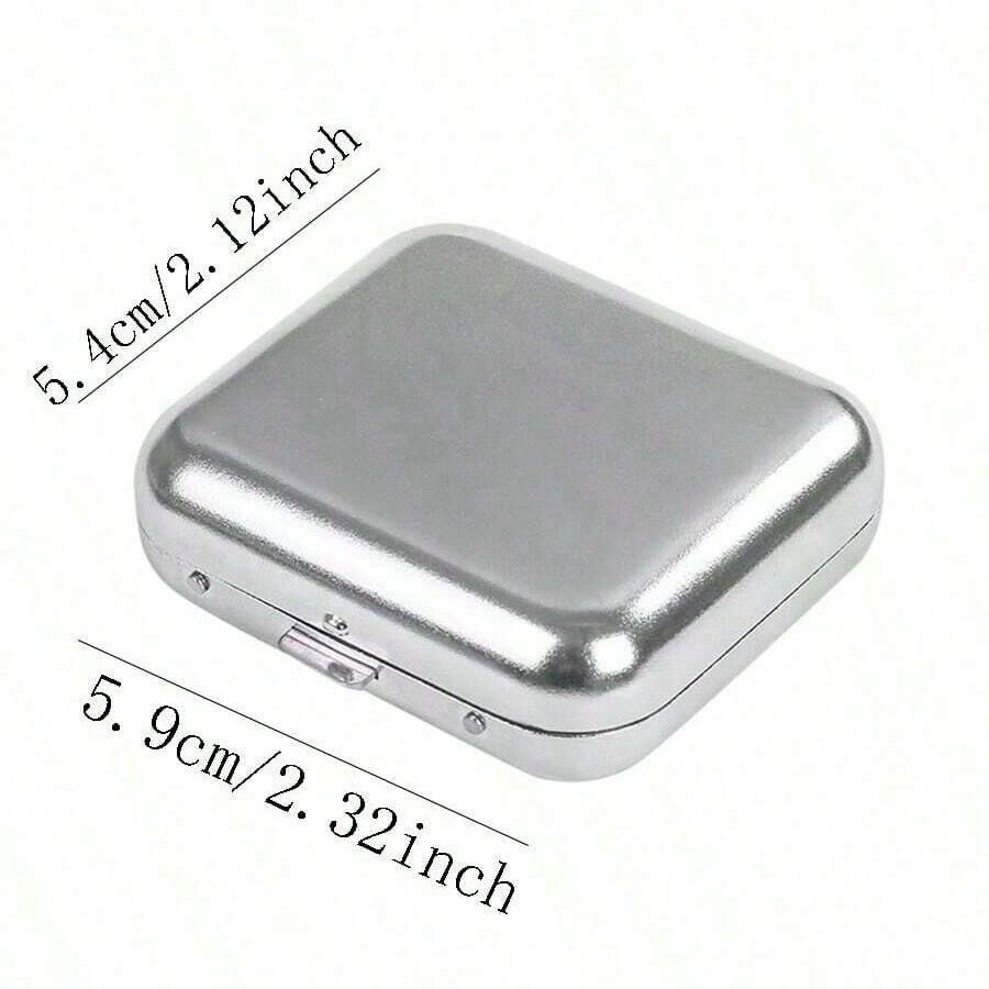 Mini Portable ASHTRAY Metal Car Pocket Ashtray Windproof Cigarette Ashtray W/Lid