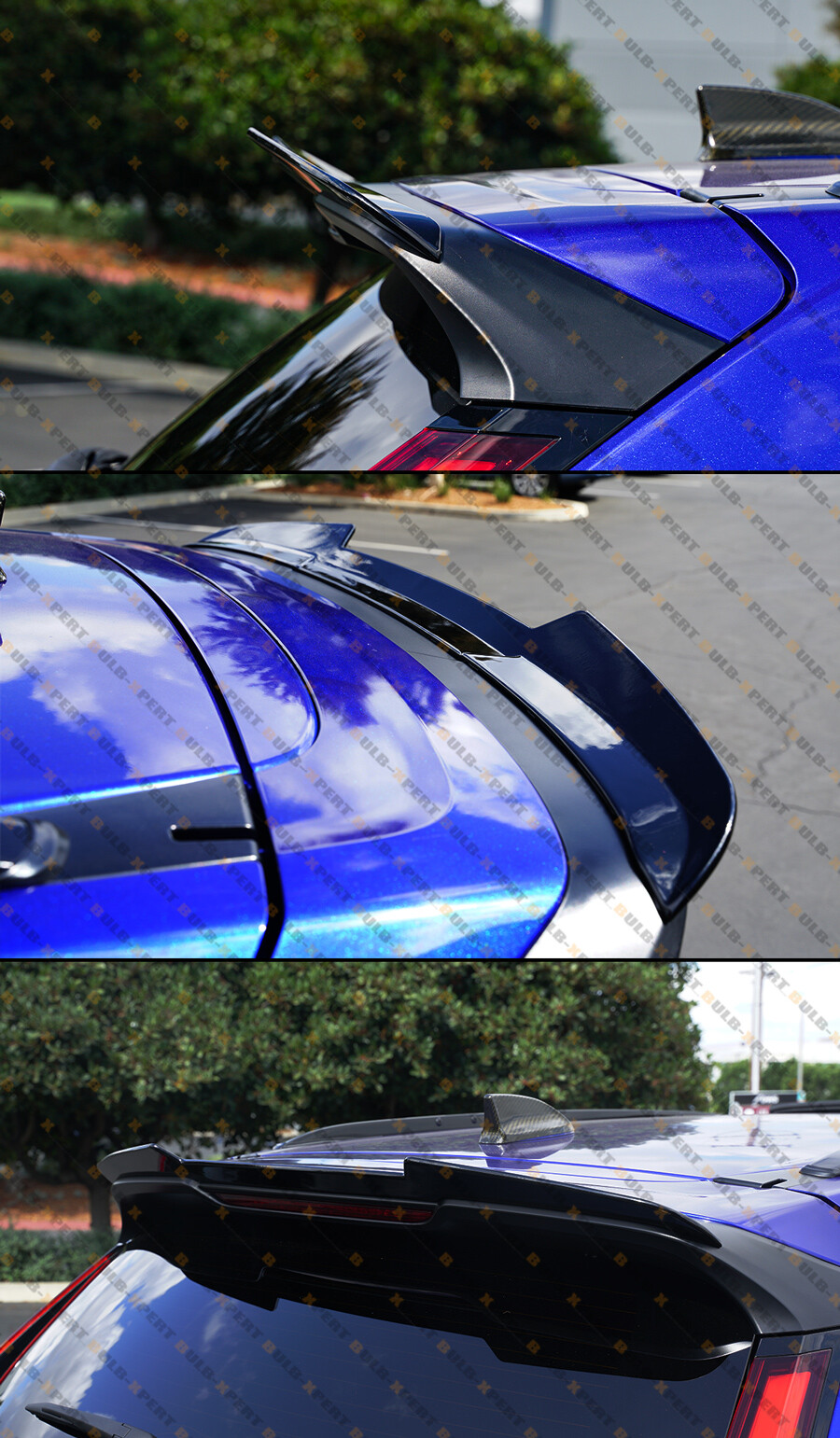 For 2023-2025 Honda CR-V CRV V Style Gloss Black Top Roof Lip Spoiler Extension