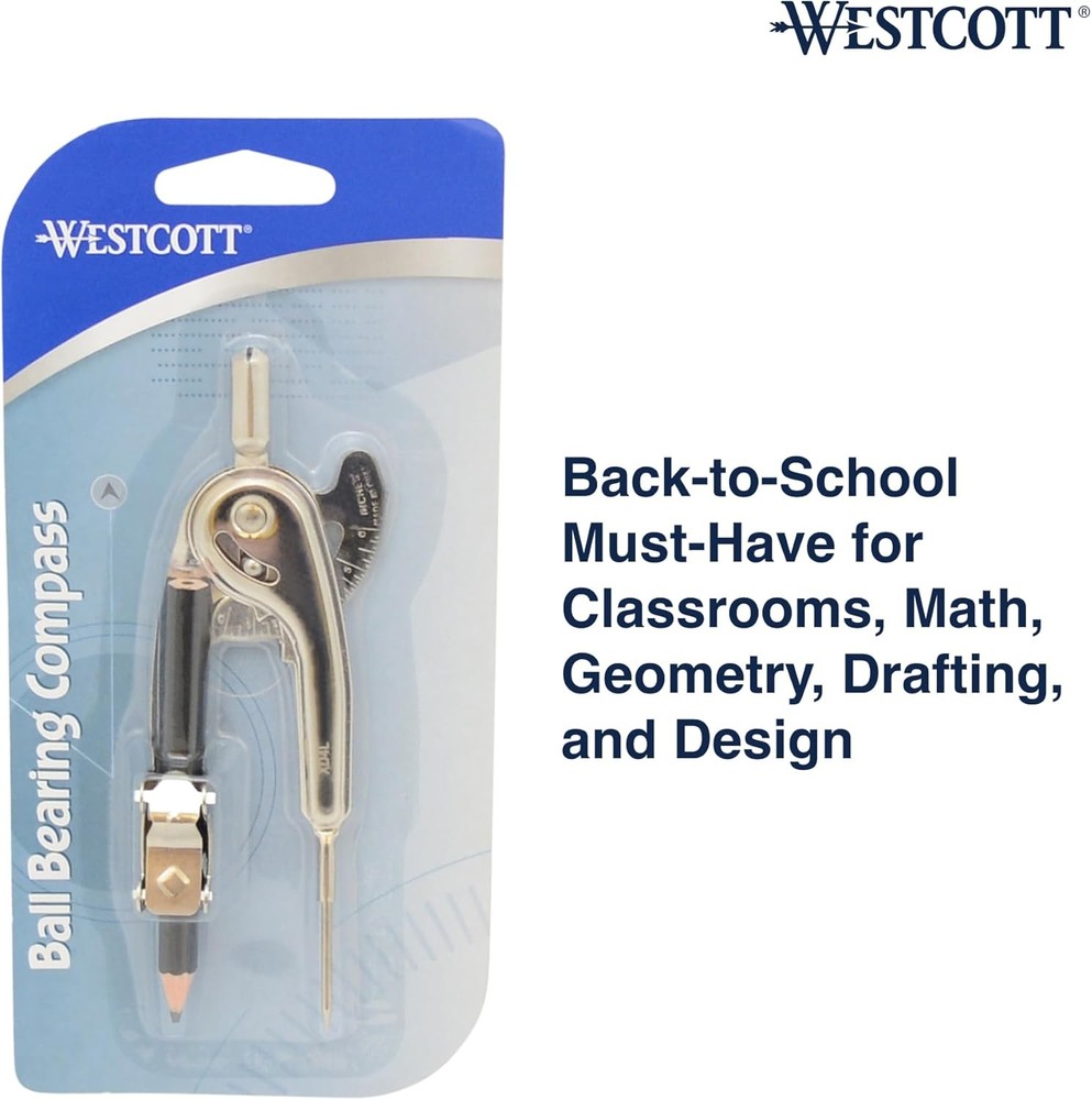 Drafting Compass Westcott with Pencil 13in