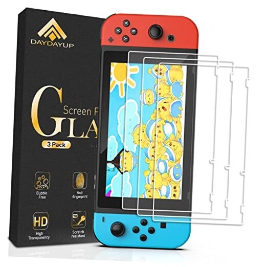 [3 Pack] Tempered Glass Screen Protector Compatible with Nintendo switch -