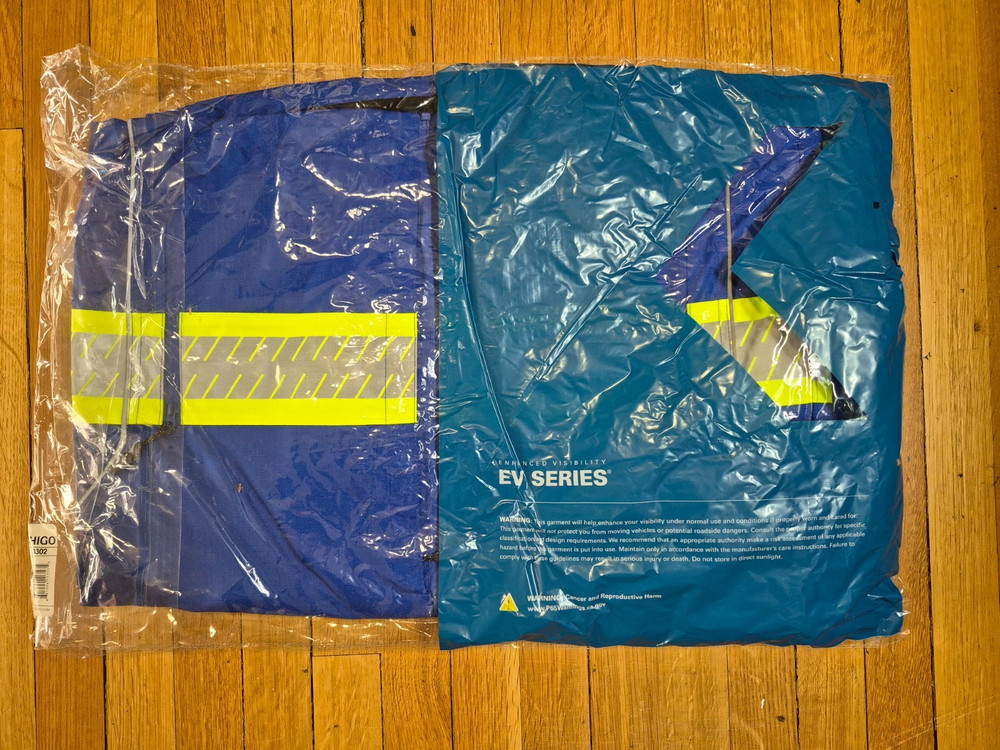 Kishigo - EV Series Enhanced Visibility Premium Jacket - B302 Blue/Lime Large