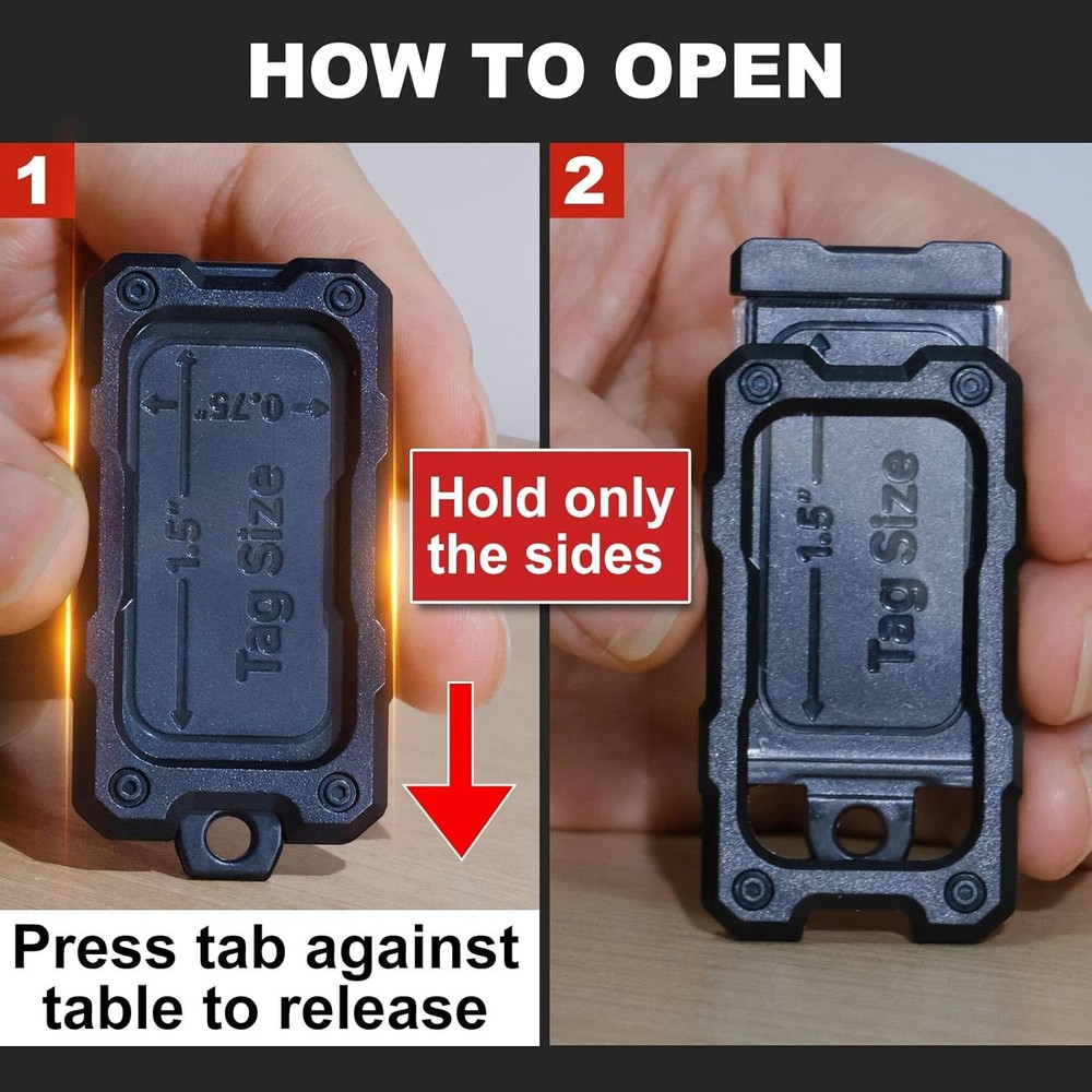 16 Pack Solid Plastic Key Tags with Rings, Heavy Duty Bulk Keychain Identifiers,