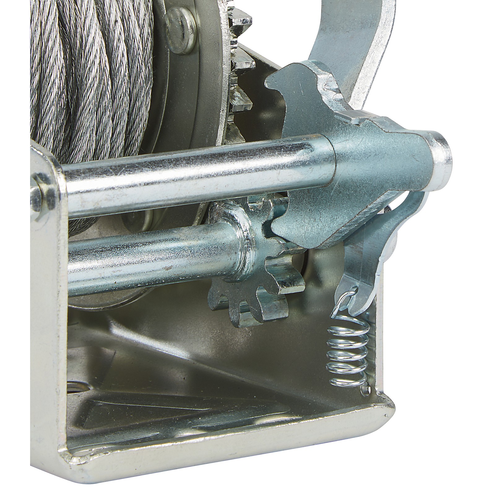 Ultra-Tow Single-Speed Hand Winch with Wire Rope, 1000-Lb. Load Capacity
