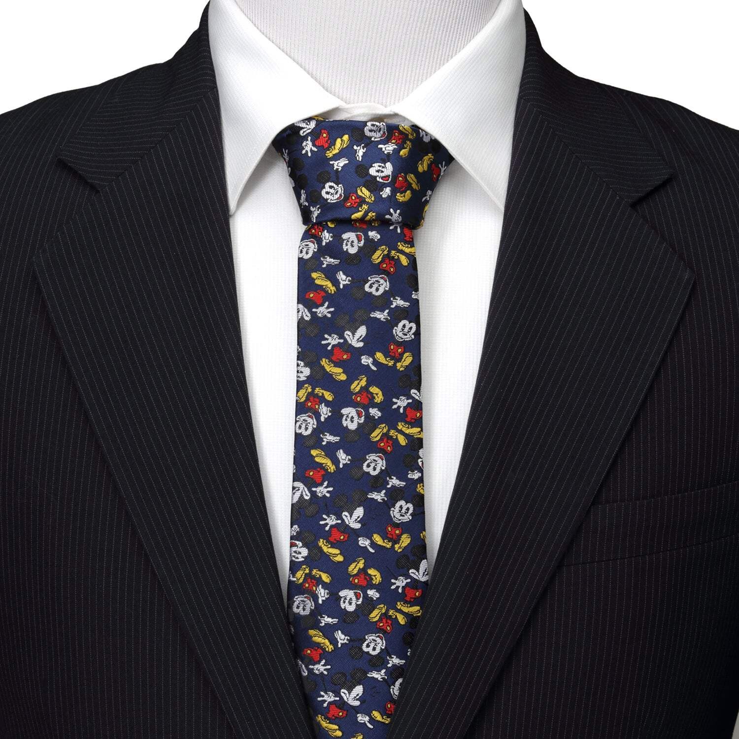 👔 Disney Mickey Mouse Action Navy Men's Tie