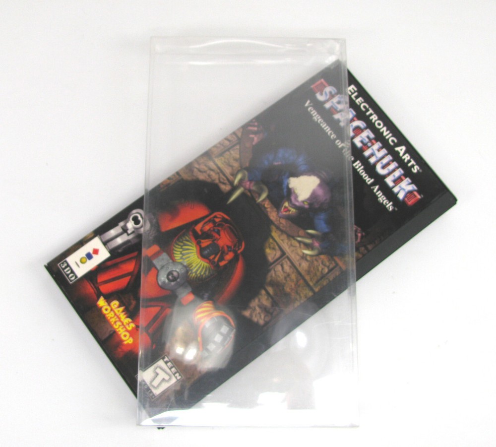 5x PANASONIC 3DO CIB SNAPBACK STYLE CASE (SIZE A)-CLEAR PROTECTIVE BOX PROTECTOR
