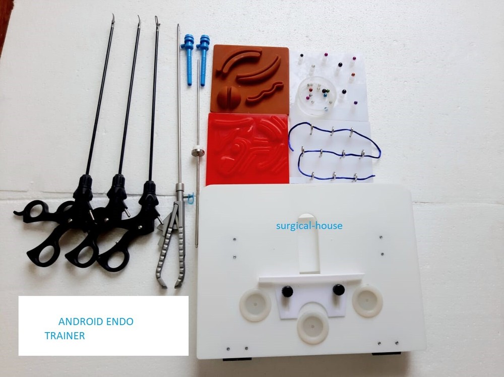 Laparoscopic Foldable Virtual Simulator Trainer Box Suture Training Kit Set