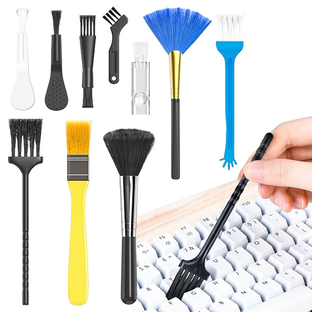 Keyboard Brush 10 Piece Computer Brush Multifunctional Remover Gadgets