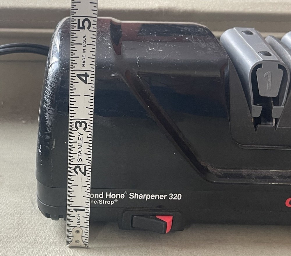 Chef'sChoice Model 320 Diamond Hone Electric Knife Sharpener Tested Working