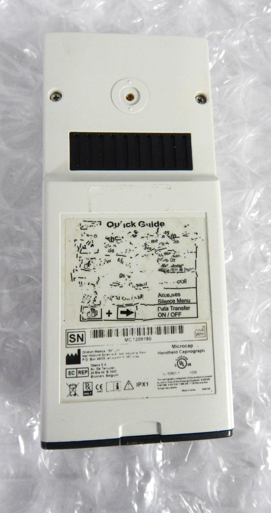 ORIDION MICROCAP HANDHELD CAPNOGRAPH S/N 850