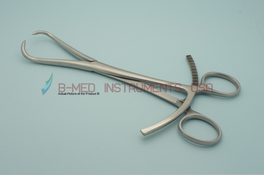 OR Grade Bone Reduction Forceps 7" Double Ratchet Orthopedic Instruments