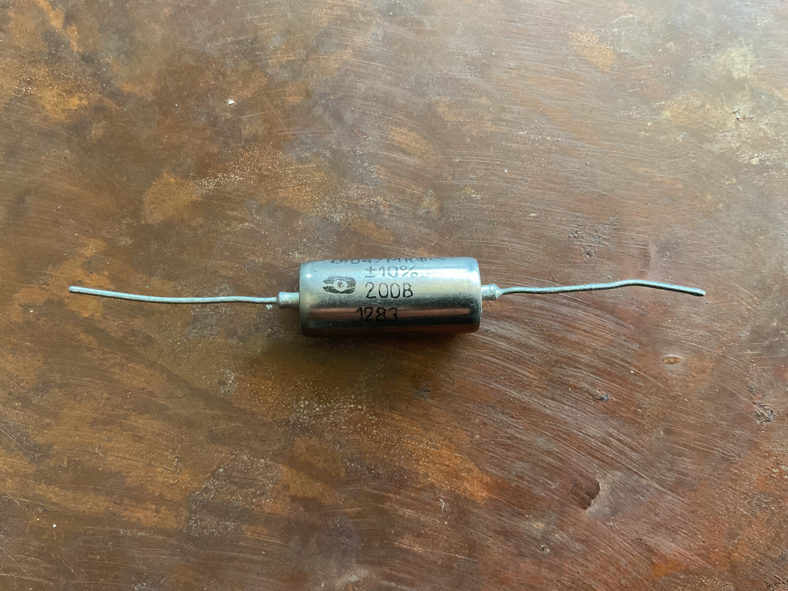 K40Y-9 .047uf @ 200v Russian Capacitor - New Old Stock - Paper In Oil - 0.047uf