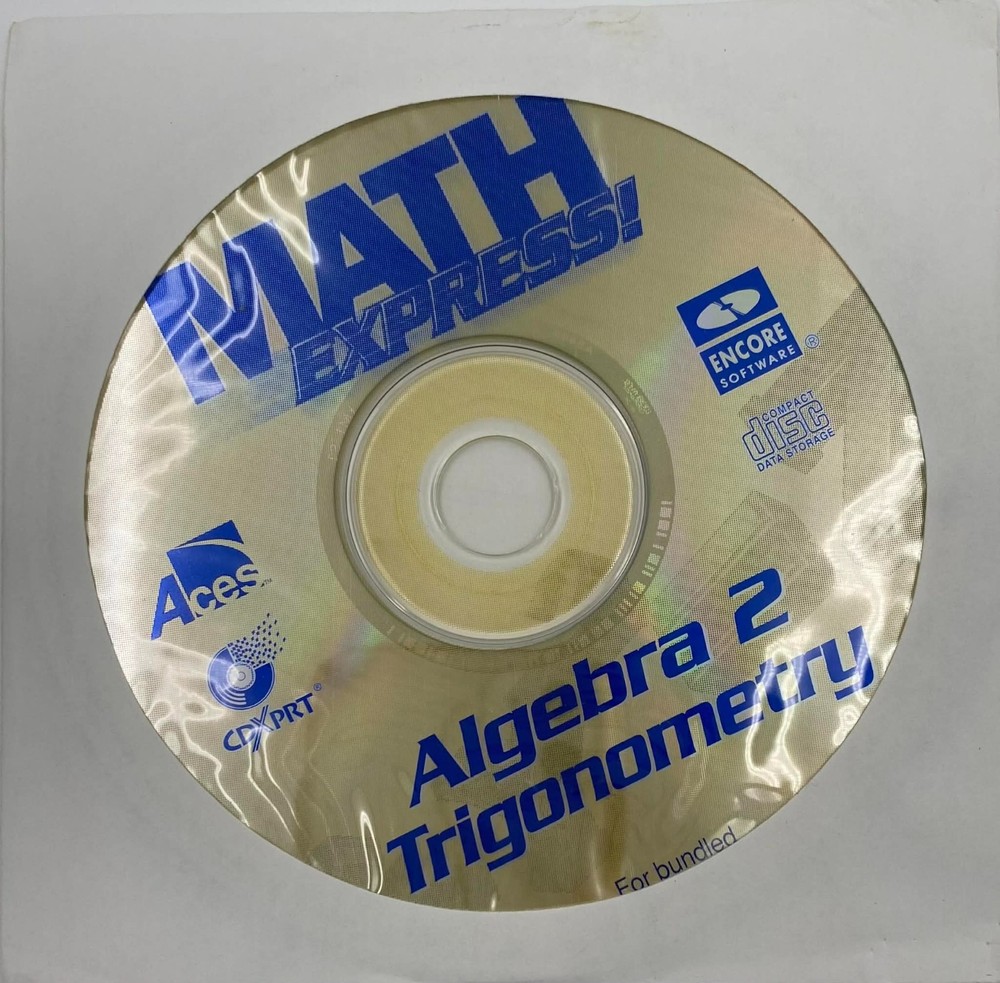 Math Express CD Bundle Algebra 2 Trigonometry Geometry Pre-Calculus PC