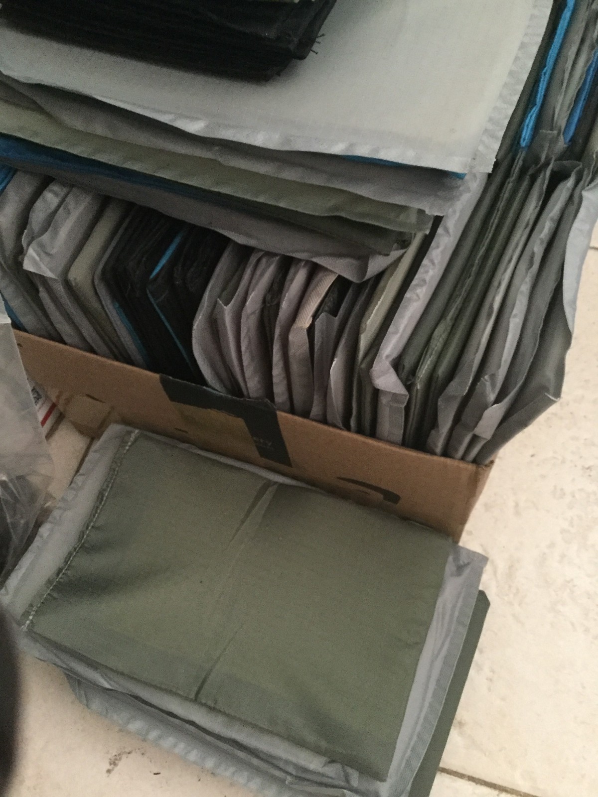 ONE !! lvl II ballistic panels body armor plate backer vest 6x8 trauma 241234