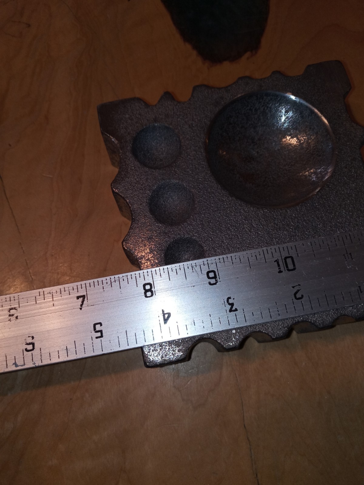 Cast Iron Swage Block 4.5" X4.5" X 1.25" 5.9 Lbs. Made In The USA