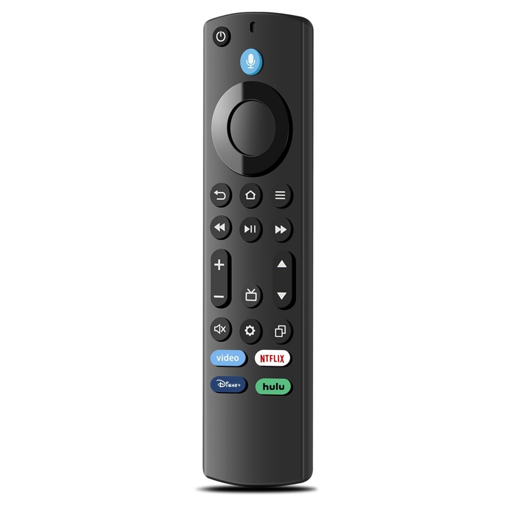 Luyeper Replacement TV Remote for Amazon Fire Stick (4K, 4K Max, Lite), Black
