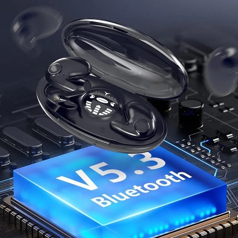 True Wireless Bone Conduction Headphones Bluetooth 5.3 Wireless Headset Earbuds