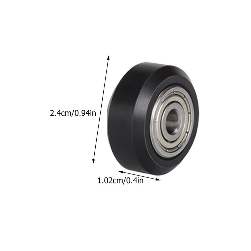 10 Pcs Bearing Guide Pulley Roller Rollers Printer Part with Wheels
