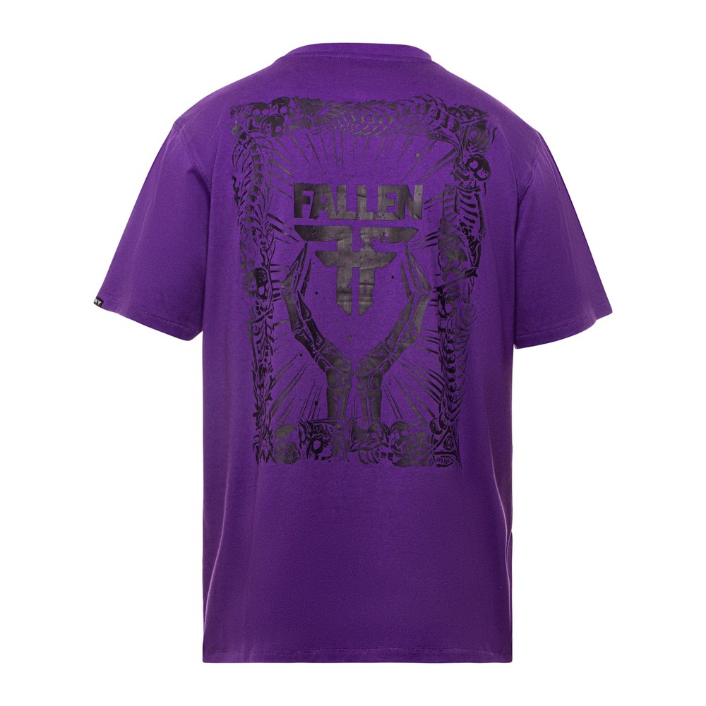Death Touch Tee Grape/Black