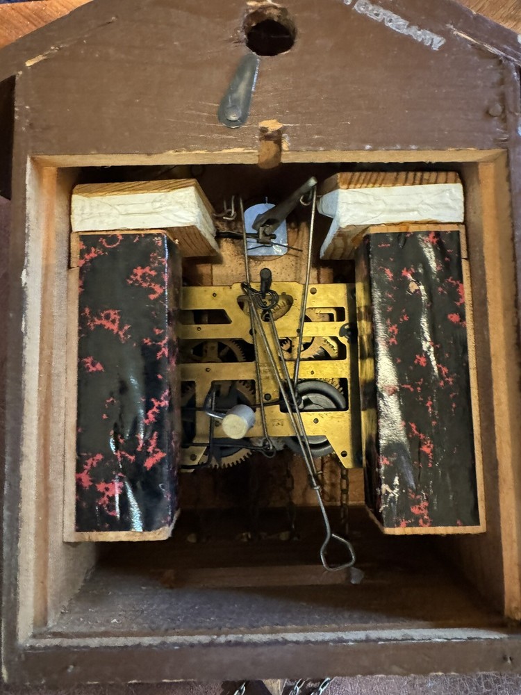 vintage coo coo clock germany