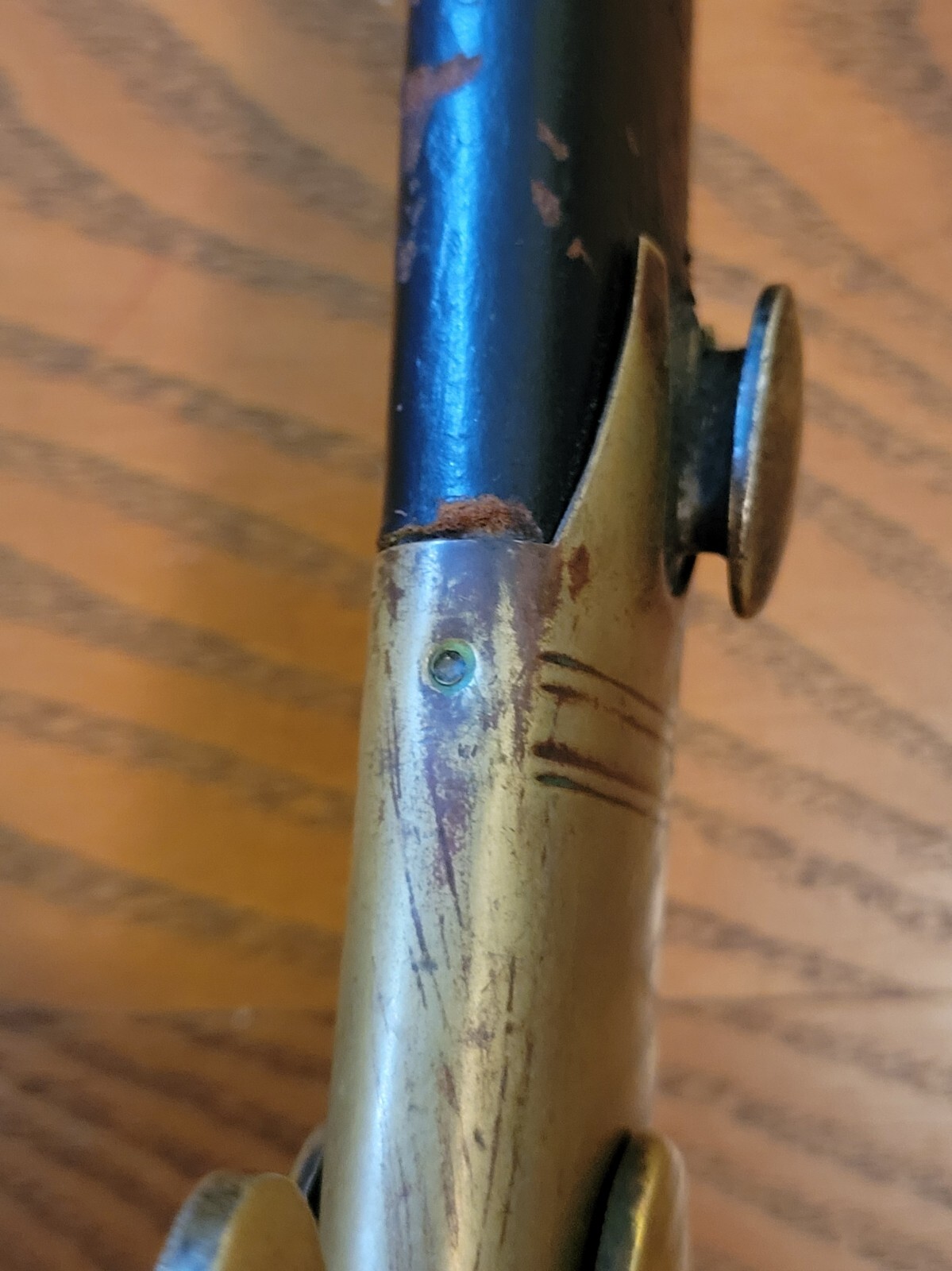 Antique Lion's Head Dagger Knife with Original Sheath, Circa 1840