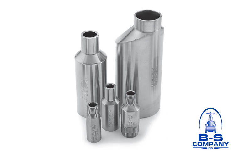 SWAGE NIPPLE 2" x 1-1/2" S80  2205 Duplex Stainless Plain Both End Concentric