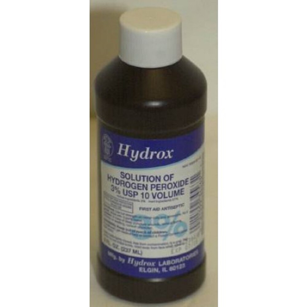 McKesson Brand Hydrogen Peroxide, 8 oz. Solution Bottle, 1 Each