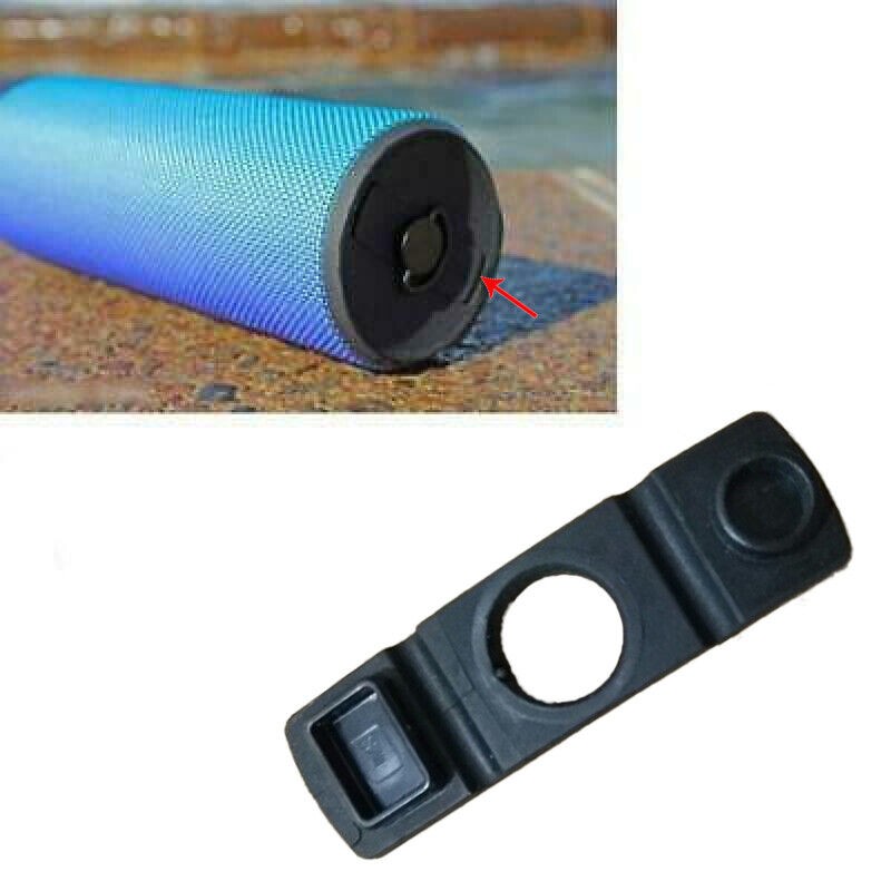 Black Dustproof Rubber Plug Cover Protector For Logitech UE Megaboom Speaker