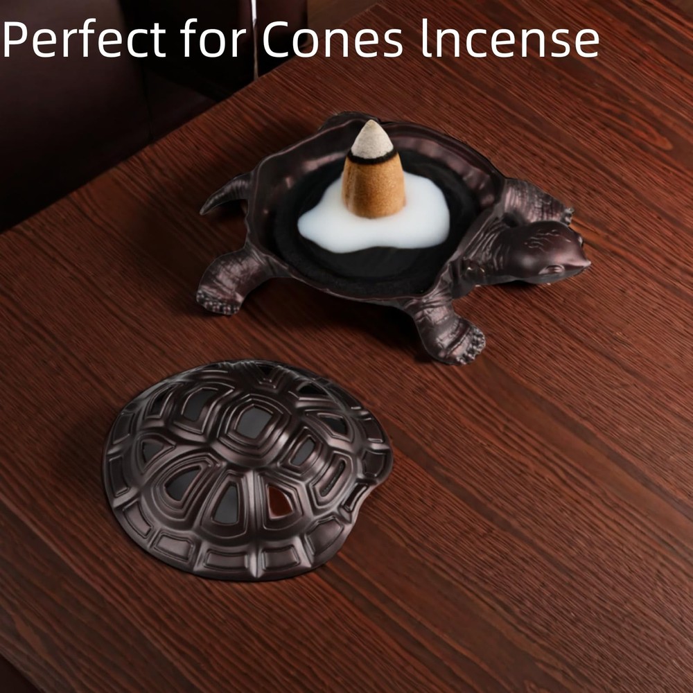 Incense Burner, Holder with Stick Turtle Burner