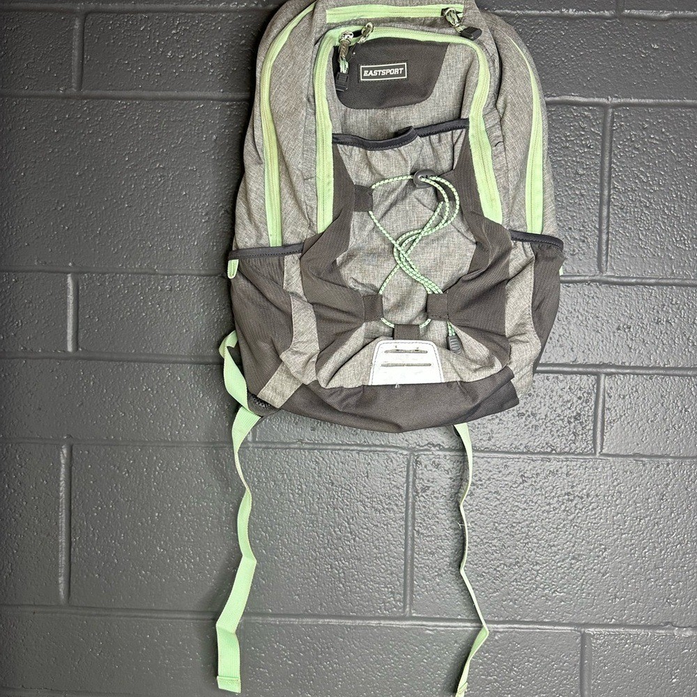 Eastsport Gray and Green Backpack