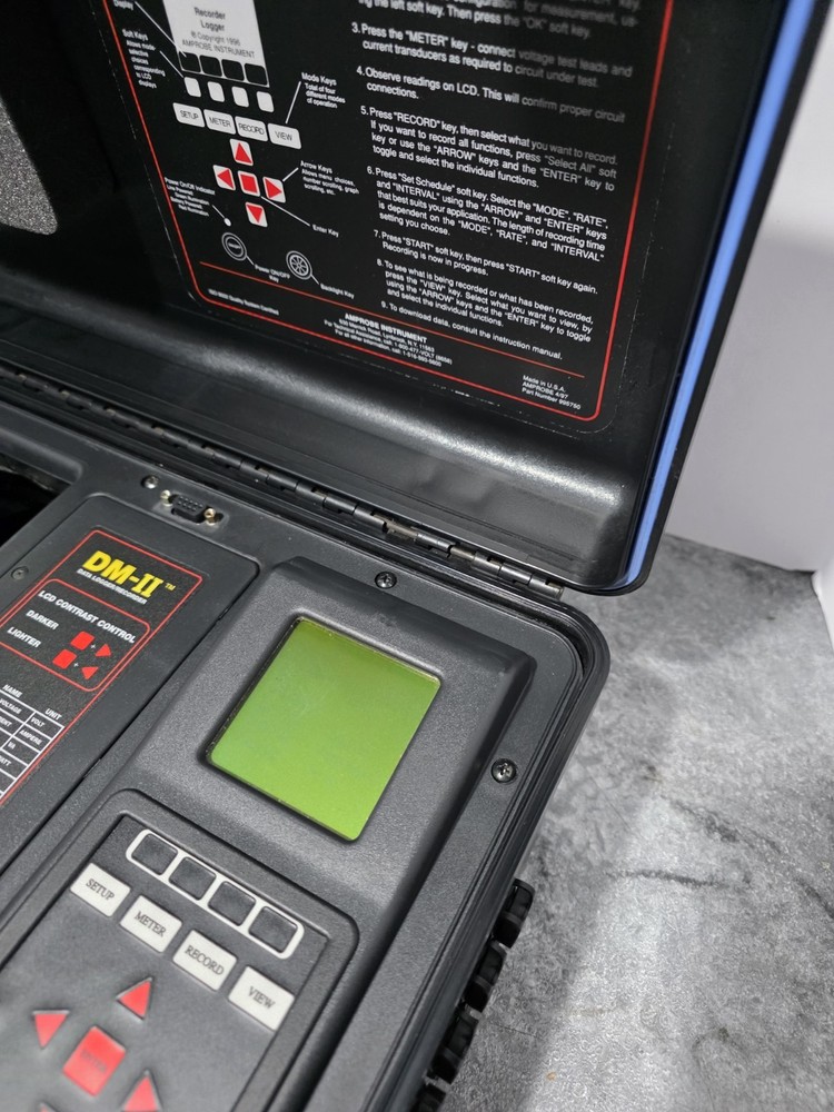 AMPROBE DM-II DATA LOGGER RECORDER Tested ,Working