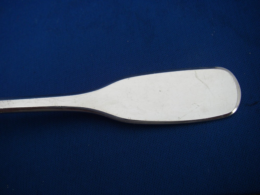 HANS HANSEN Denmark Sterling SUZANNE Pattern SERVING SPOON-8 1/8 Inch-Dated 1952