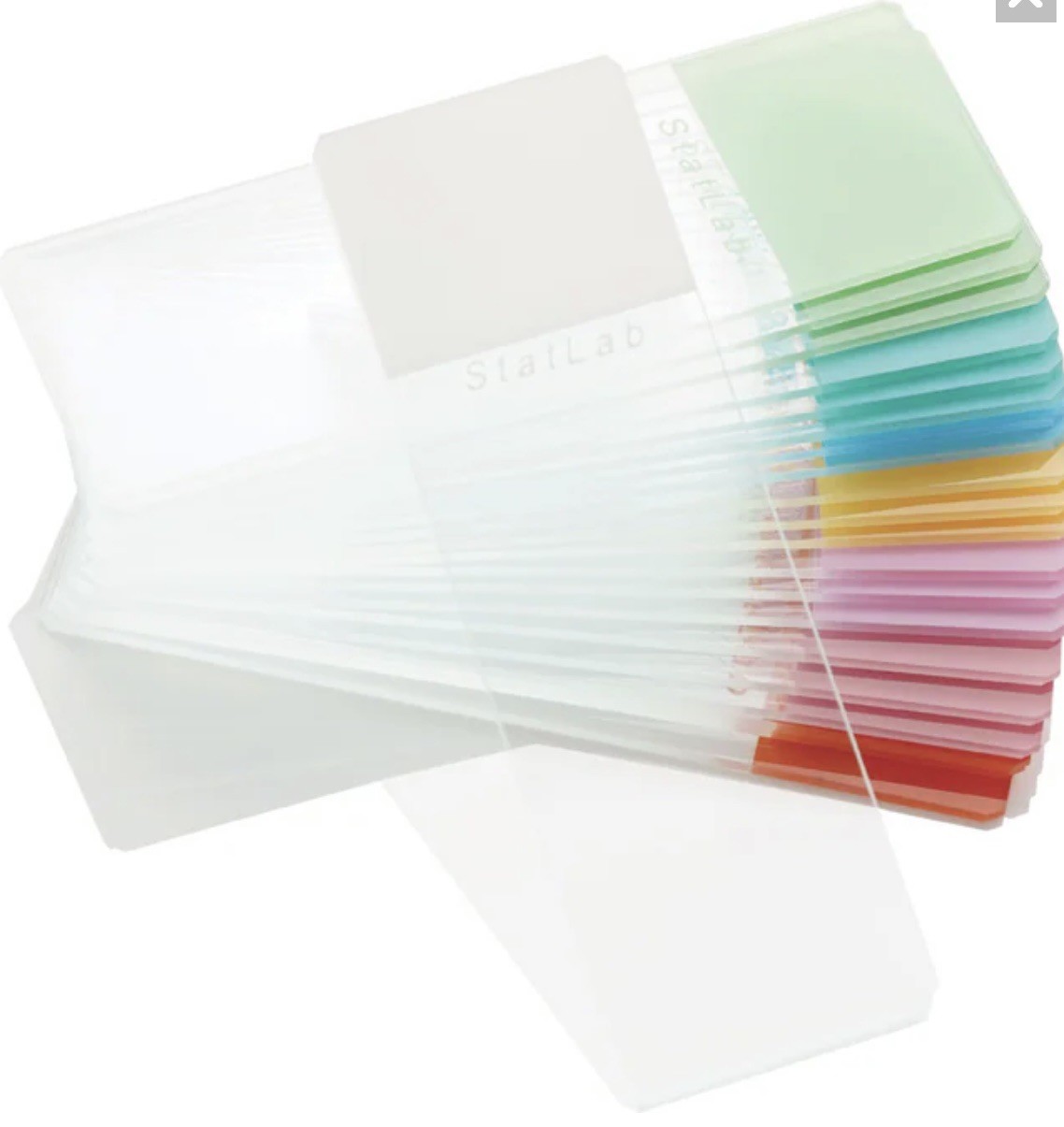 StatLab 315 Colorview Micro Slides, 45 Deg Corners, 75x25x1mm 10 gross case