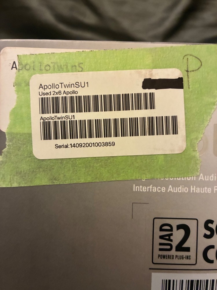 universal audio apollo twin su1