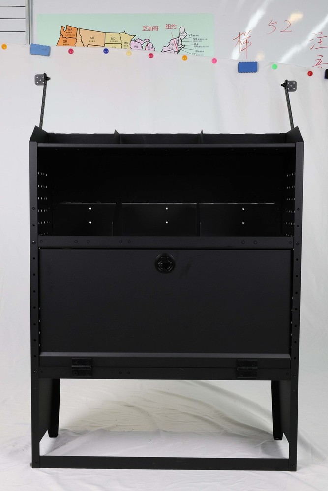 32"Wx43"Hx13"D Cargo Van Shelving Storage for Ford Transit, Lockable, Adjustable
