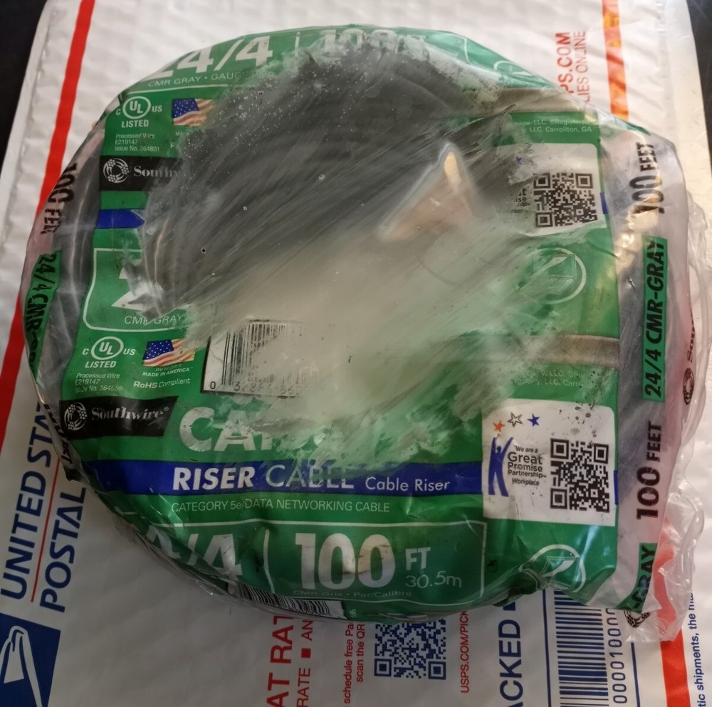 Southwire 100 FT 24/4 Riser Cable