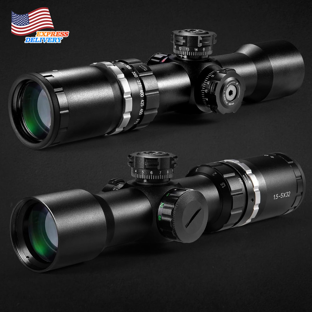 Crossbow Scope 5X32 Locking Ring 250-450 FPS Speed Adjustment Speedlock Scope US