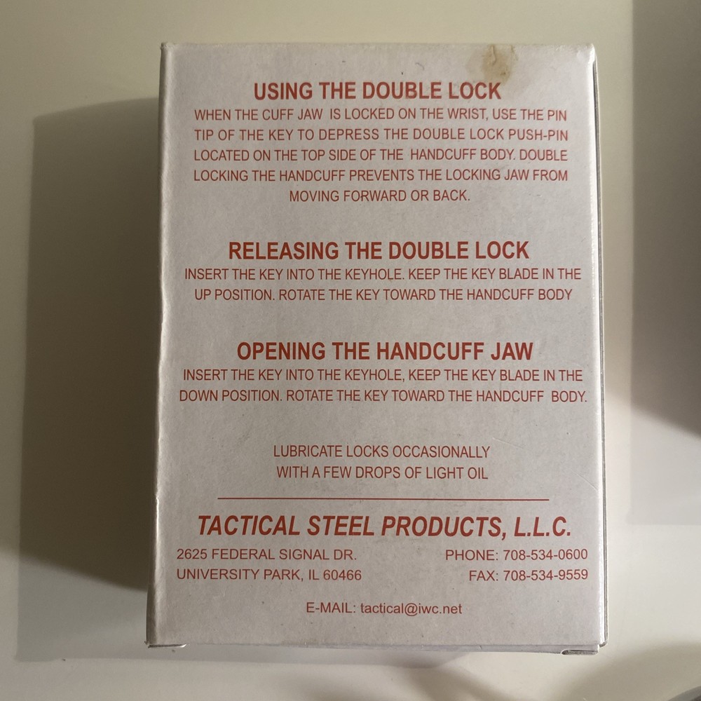 Double Lock Heavy Duty Leg & Hand Cuffs – Maximum Security & Durability - 2 Keys