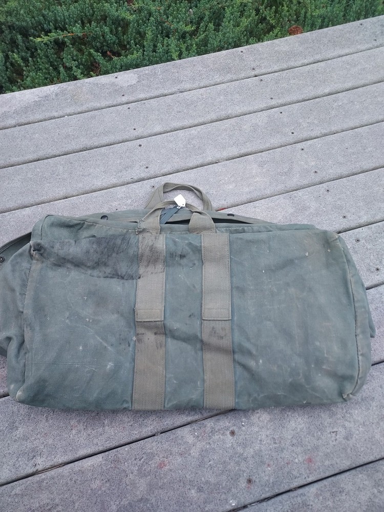 US Air Force Flyers Kit Bag 1986 Dated Zippers Work