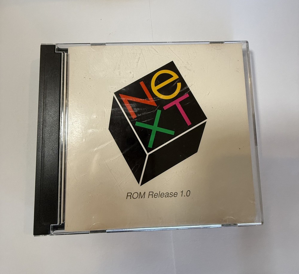 Early Next Disk Software Release ROM Release 1.0 Next Macintosh apple vintage