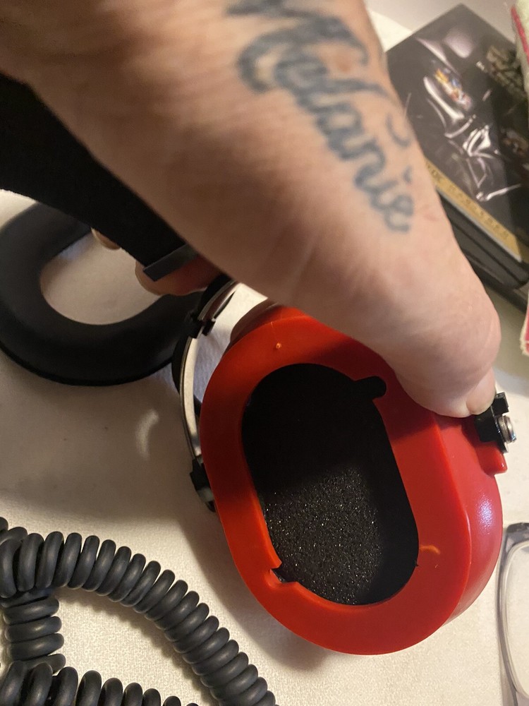 NASCAR racing electronics headset