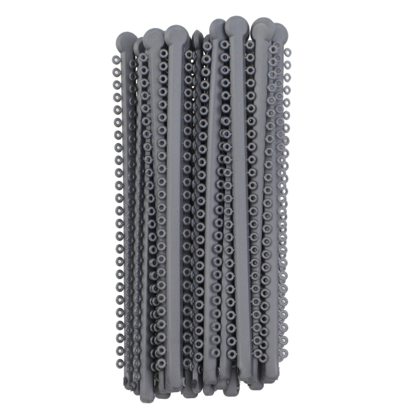 USA Orthodontic Elastics Ligature Ties Rubber Bands for Braces Color Black Grey