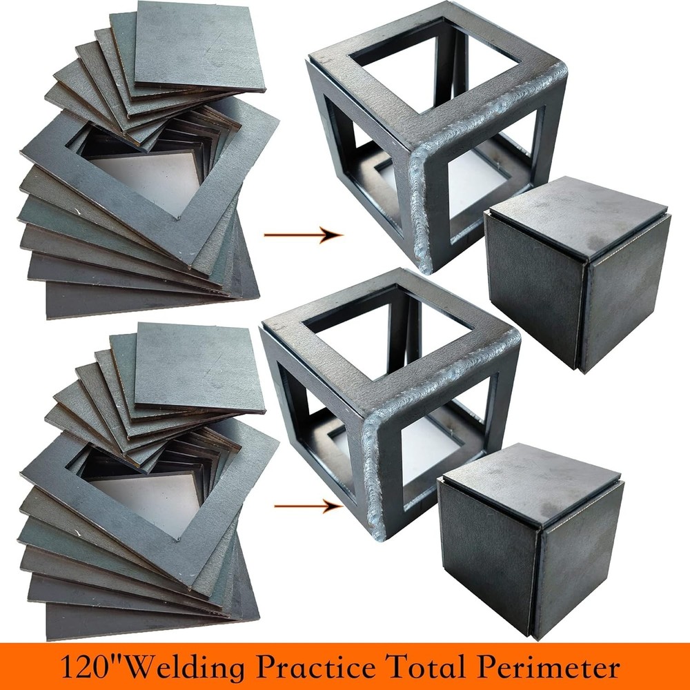 Square Steel Plate Practice Set