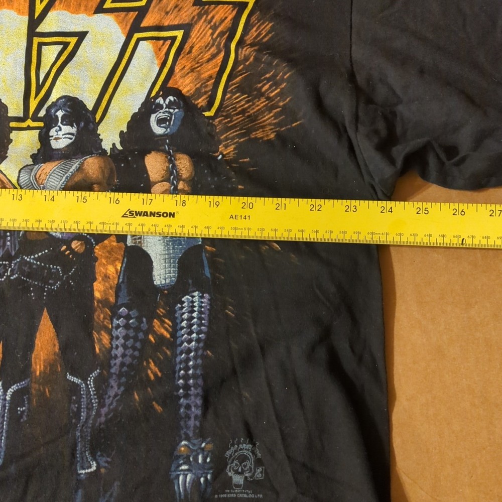 KISS alive worldwide 96 97 MISPRINT Concert Tour T-shirt Wichita