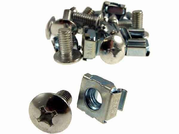 CNAweb 6U Open Frame 19" Inch Desktop 2 Post Network Rack Stand