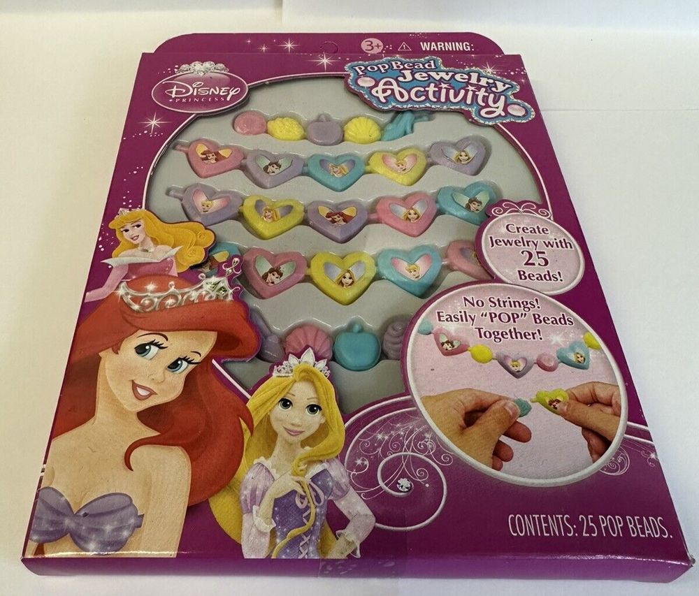 DISNEY PRINCESS POP BEAD JEWELRY ACTIVITY