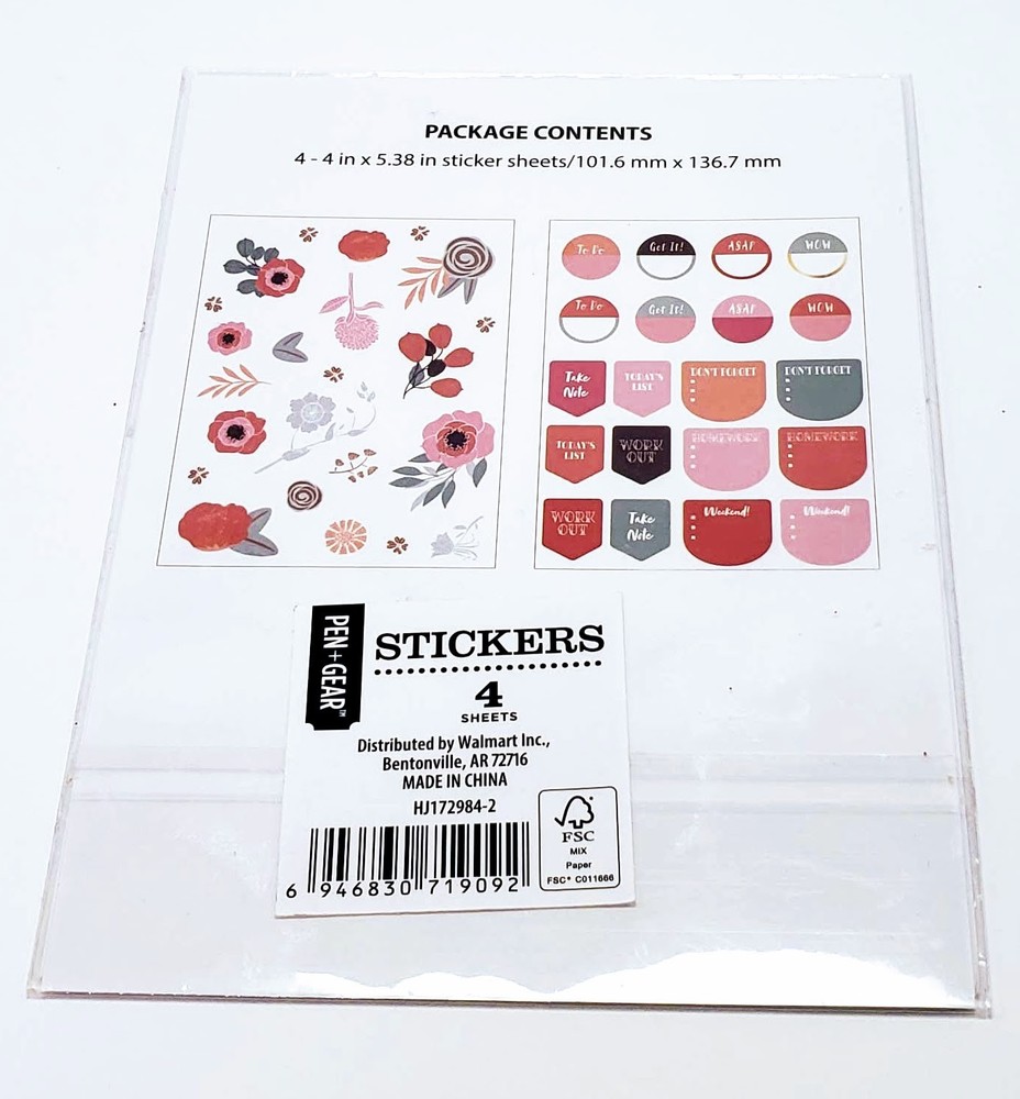 Sticker Sheets - Perfect for Planners 4 sheets Planner, Appointment