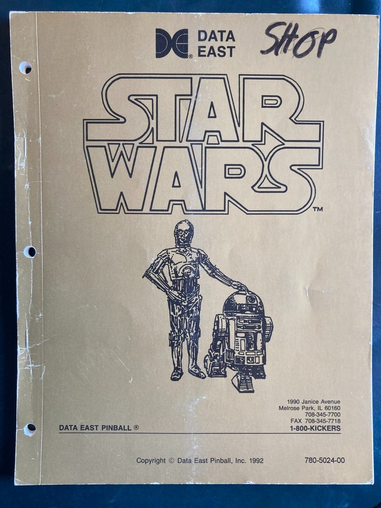 Star Wars Pinball Service Manual